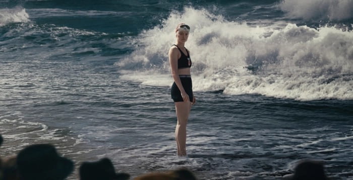 young woman and the sea